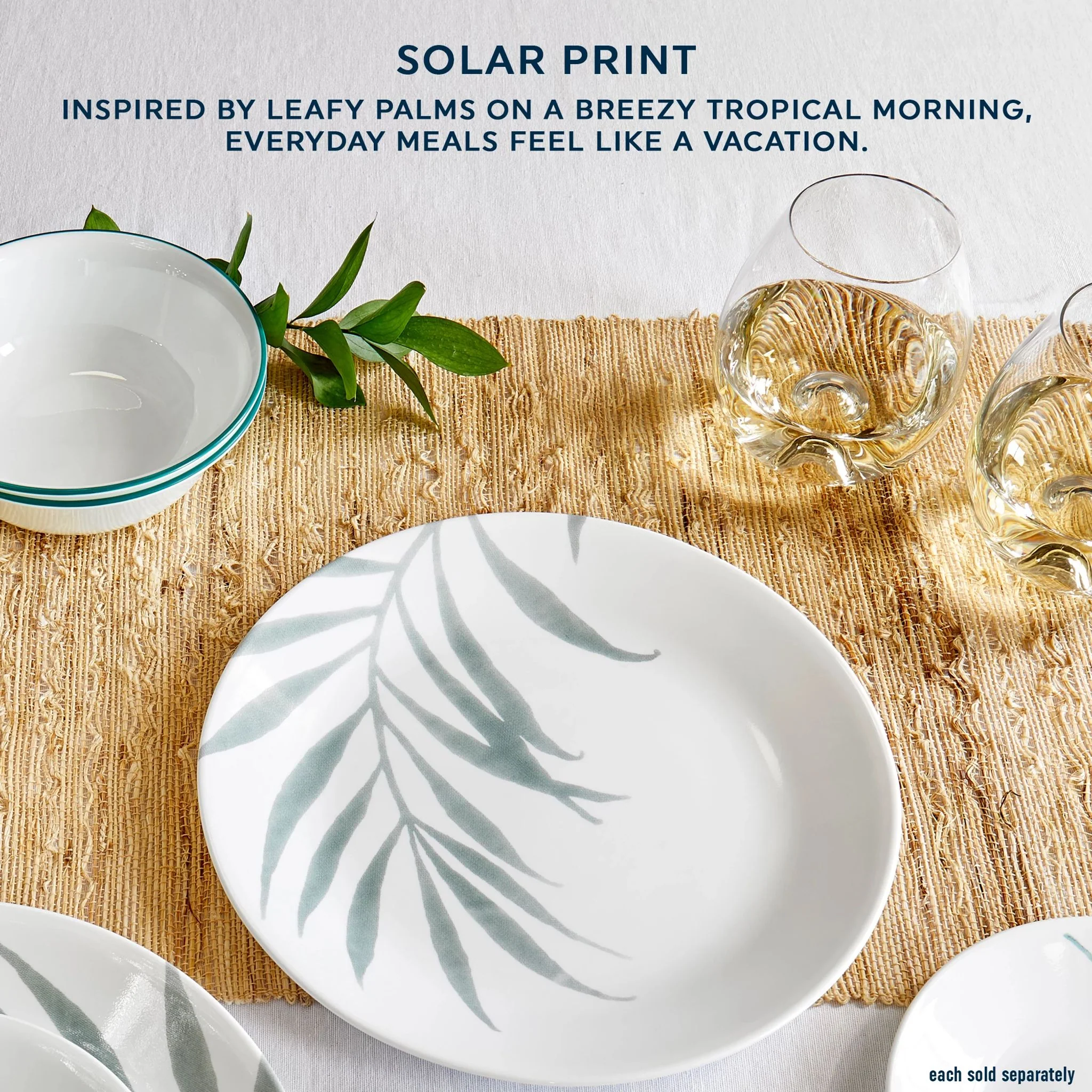 Corelle® Solar Print 8.5" Salad Plate, EXCLUSIVE - Image 6
