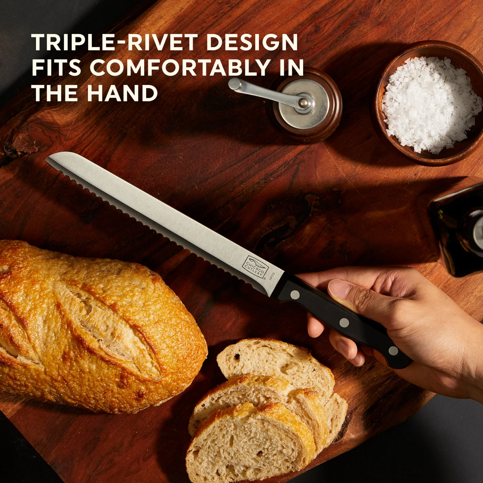 Chicago Cutlery® Essentials 8" Bread Knife - Image 3